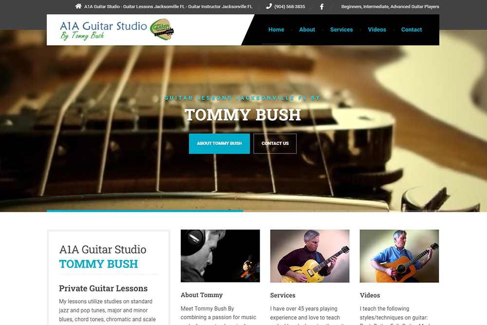 A1A Guitar Studio Ponte Vedra Beach FL | Kelly Advantage A1A Guitar Studio in Ponte Vedra Beach FL