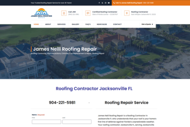 Roofing Repair Contractor Website Designer Jacksonville FL | Kelly Advantage Roofing repair contractor website designer Jacksonville FL for roof repair companies