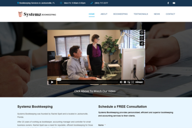 Bookkeeping Web Design in Jacksonville FL